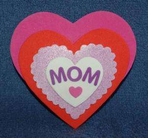 Mothers Day Foam Heart Magnet  