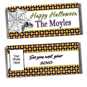  Webbed Personalized Photo Candy Bar Wrappers   Qty 12 