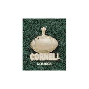   Cornell University Cornell Football Pendant (Gold Plated) Sports