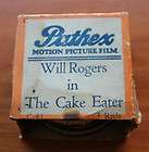 Vintage Pathex Motion Picture Film Will Rogers in the Cake Eater in 