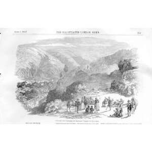  Valley Of Darro Grenada 1853 Antique Print