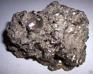 Vtg Fools Gold Iron Pyrite Rock Specimen  