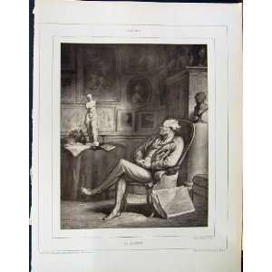 Portrait Daumier Artist Man Sketches Galerie Contemporaine 