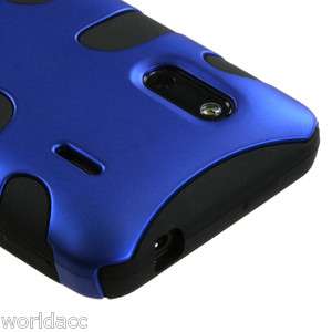 HTC EVO Design Hero Kingdom FishBone Hard Hybrid Case Silicone Cover 