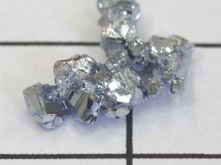 Pure Osmium metal crystals, element sample ca 1.79 g  