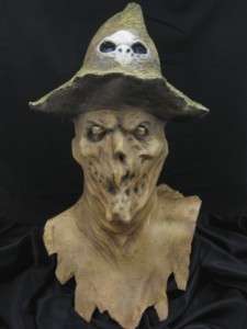 Evil Scarecrow Halloween Horror Latex Mask Prop, NEW  
