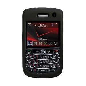 BlackBerry Bold Tour 9630 9650 Silicone Cover OEM Verizon Black Rubber 