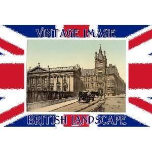  Pack of 12, 7cm x 4.5cm Gift Tags British Landscape Caeius 