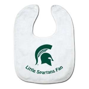  NCAA Michigan State Spartans White Snap Bib with Team Logo 
