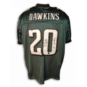  Brian Dawkins Philadelphia Eagles Green Reebok Authentic 