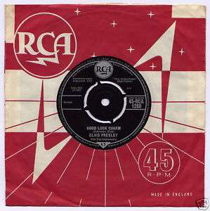 ELVIS PRESLEY / GOOD LUCK CHARM / RCA 1280 / 1962 UK 7  