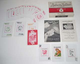 This is a Vintage Parker Brothers Make a Million Card Game, Copyright 