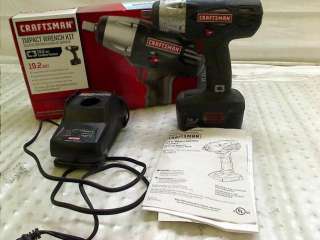   jobs. The Impact Wrench Kit comes with 1 19.2 volt Ni cd Battery