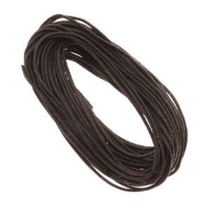  Economy Waxed Cotton Necklace Cord 1.5mm Brown 10 Yards 