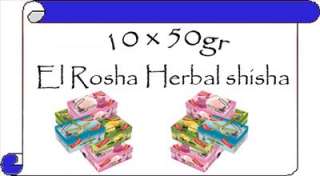 500gr El Rosha Herbal Shisha Hookah Shisha Molasses  