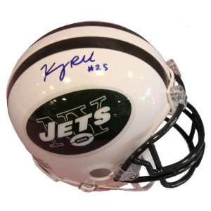  Kerry Rhodes Signed Mini Helmet New York Jets NFL Sports 