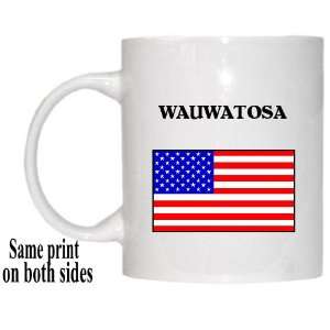  US Flag   Wauwatosa, Wisconsin (WI) Mug 