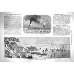  1864 Waterspout Worthing Torbay Regatta Ships Yachts