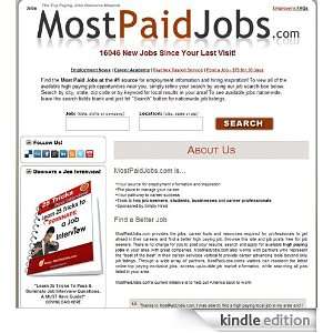  High Paying Jobs   The MOST PAID Job Search Site Kindle 