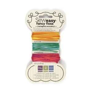  Sew Easy Fancy Floss Variegated 3 Colors/8.7 Yards Each 