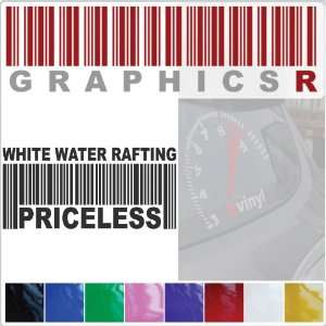   Barcode UPC Priceless Chrome Water Rafting Rafter Paddle A784   Chrome