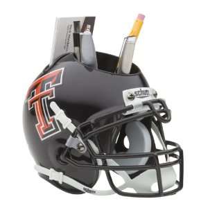   TEXAS TECH RED RAIDERS NCAA Football Helmet Desk Caddy Sports