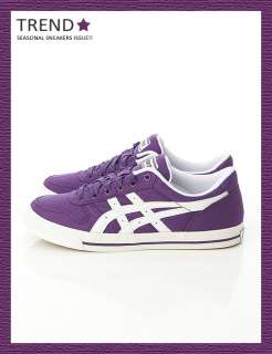 Brand New Asics Aaron CV Purple/White Shoes #34  