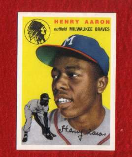 1994   1954 TOPPS Archives GOLD #128 HENRY AARON Braves  