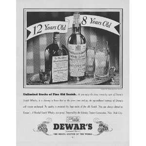  Dewars Scotch Ad from March 1937