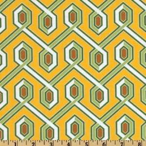   Gem Goldenrod Fabric By The Yard joel_dewberry Arts, Crafts & Sewing