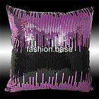 purple sequin pillow  