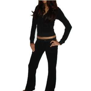  Juciy Couture Terry Cargo Set Black Petite Everything 