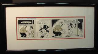   original cartoon framed well preserved great condition perfect for the
