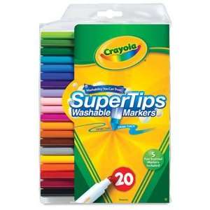 com Crayola Super Tips Washable Markers   Super Tips Washable Markers 
