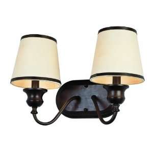  TransGlobe Lighting Wall Sconces 7532 2Lt Wall Sconce Swrld Up Arms 