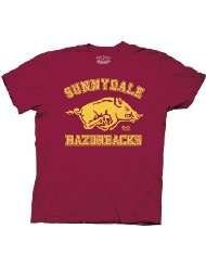 Buffy the Vampire Slayer Sunnydale Razorbacks Mens Maroon T Shirt Tee