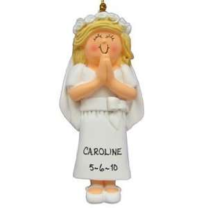  First Communion Girl Christmas Ornament