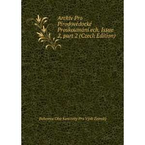   Czech Edition) Bohemia Oba KomitÃ©ty Pro VÃ½sk ZemskÃ½ Books