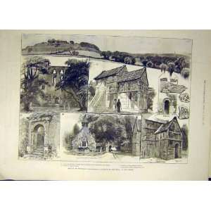   1887 Salisbury Church Archaeological Society Wardour