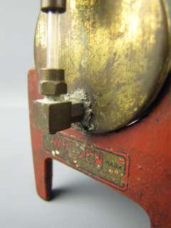 Antique 1930s Weeden Cast Iron/Brass Steam Engine #14  