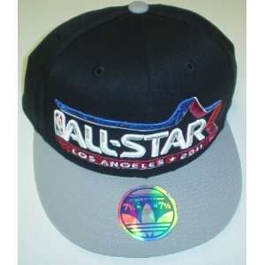  NBA All Star 2011 Flat Brim Adidas Hat Size 7 1/4 7 5/8 