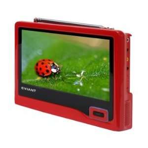   Eviant T7 02 7 Inch Handheld LCD TV  Red By EVIANT 