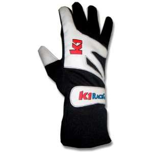 K1 Race Gear 40003017 Black Small Kart Racing Glove   Pair 