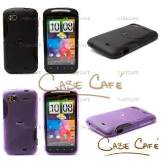 LOT OF 5 x NEW S LINE TPU GEL CASE COVER SKIN BUNDLE KIT FOR HTC 
