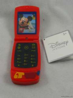  Mickey Mouse Toy Flip Camera Cell Phone New  