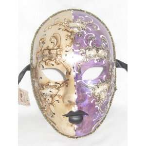   Volto Night and Day Venetian Masquerade Ball Mask