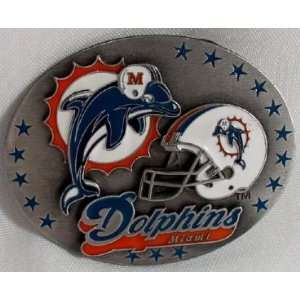 MIAMI DOLPHINS (LIMITED EDITION) NFL LICENSED FOOTBALL BUCKLE  