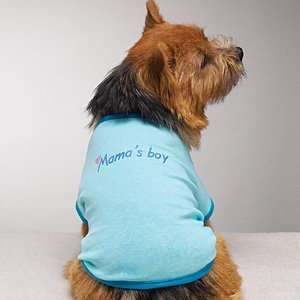  Mamas Boy Dog t shirt Large 