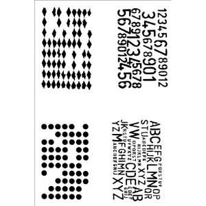  Stampers Anonymous Dyan Reavleys Cling Rubber Stamp Set 