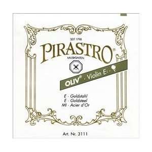 Pirastro Olive Violin Strings D, Silv Alum/Gut, 16 1/2 Gauge 4/4 Size